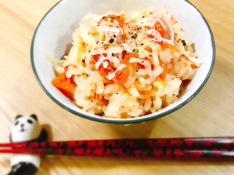 お弁当にぴったり☆トマトの炊き込みご飯　アレンジ付